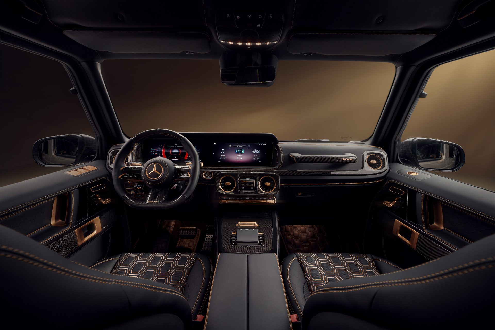 Cockpit of the IMSA Precision 822 in a symmetrical view
