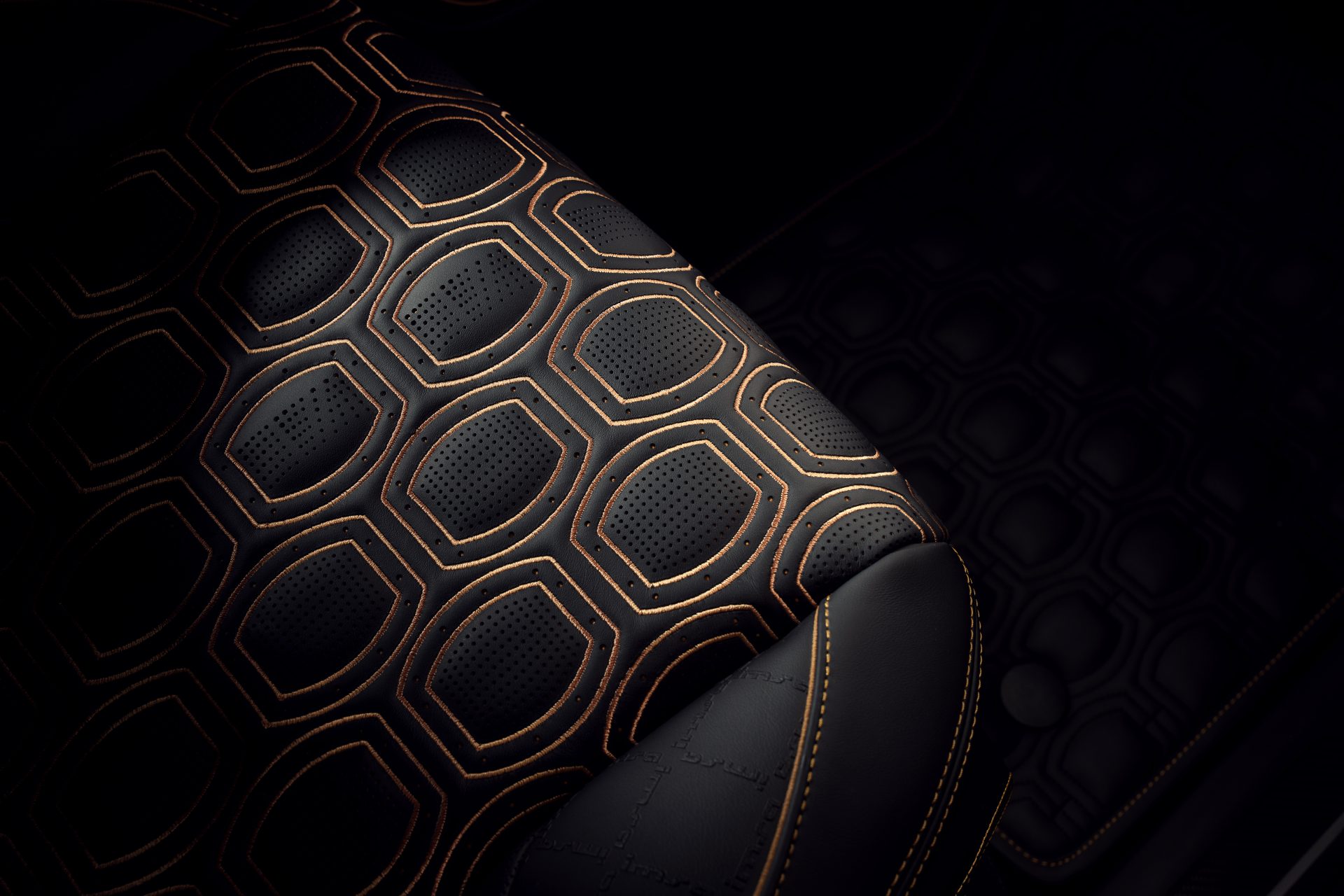 Stitching and perforation in the IMSA Precision 822 interior
