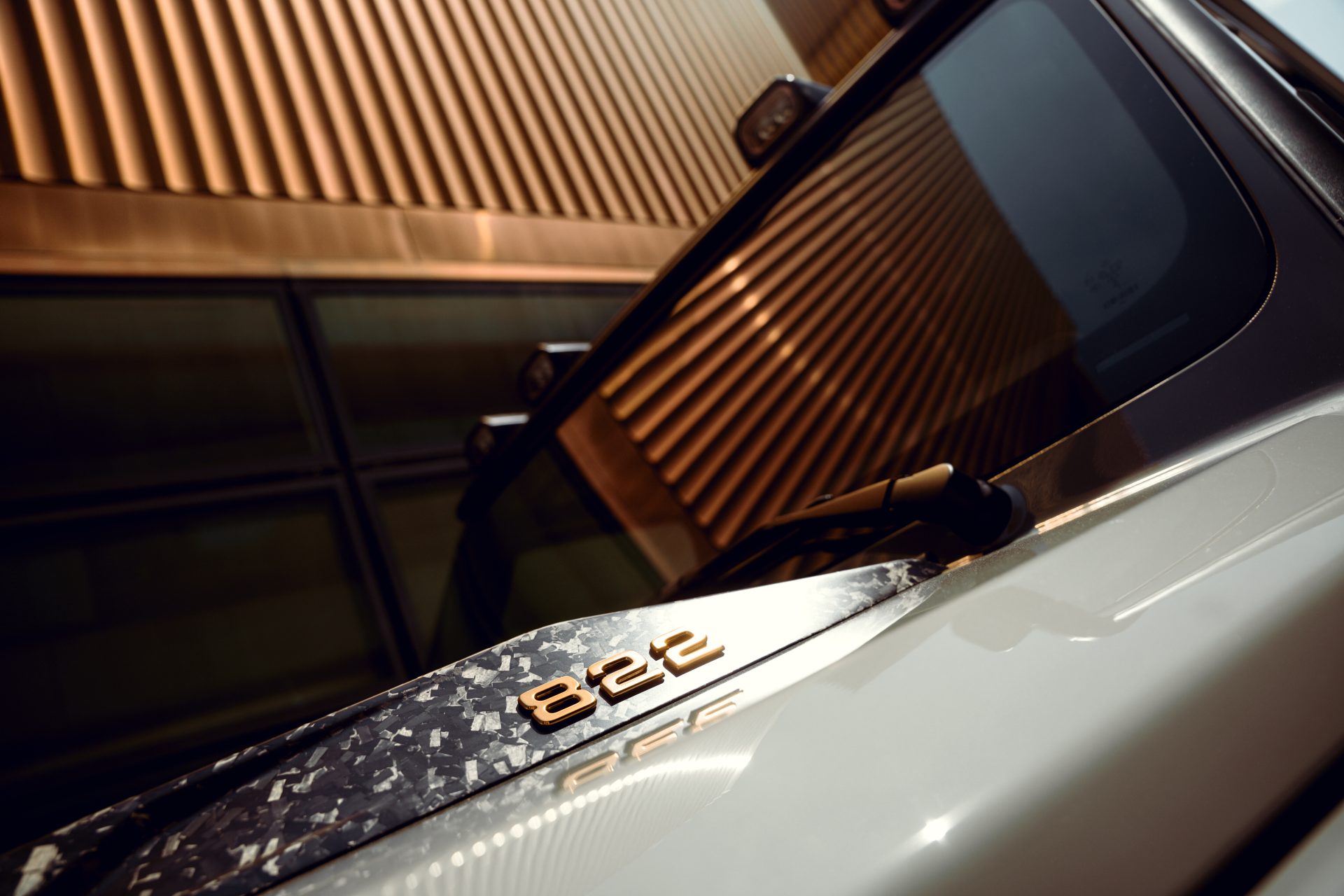 822 and Precision lettering on the hood of the IMSA Precision 822